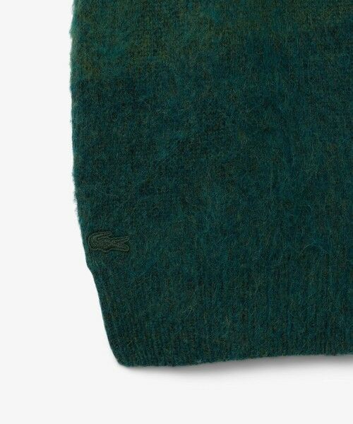 LACOSTE / ラコステ ニット・セーター | ナイロン×ウール×アルパカ シャンタコランドスケープ ジャカードニットセーター | 詳細5