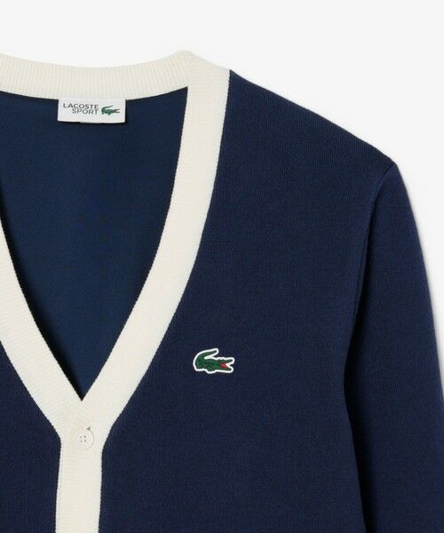 LACOSTE / ラコステ カーディガン・ボレロ | ウールブレンドジャージニットカーディガン | 詳細4