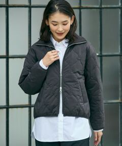 LACOSTE / ラコステ ブルゾン | THERMORE中綿 ひょうたんキルティング ハイネックジップブルゾン