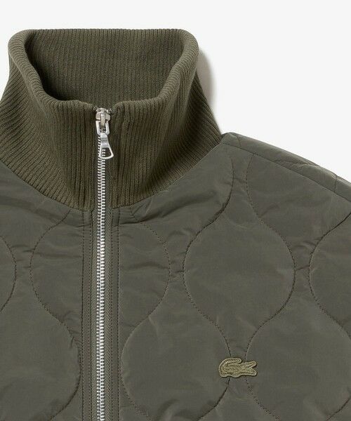 LACOSTE / ラコステ ブルゾン | THERMORE中綿 ひょうたんキルティング ハイネックジップブルゾン | 詳細10