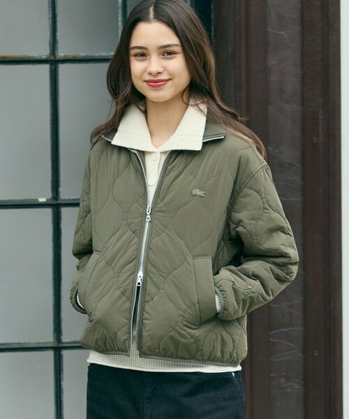 LACOSTE / ラコステ ブルゾン | THERMORE中綿 ひょうたんキルティング ハイネックジップブルゾン | 詳細2