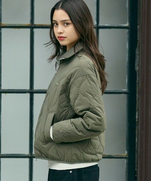 LACOSTE / ラコステ ブルゾン | THERMORE中綿 ひょうたんキルティング ハイネックジップブルゾン | 詳細3