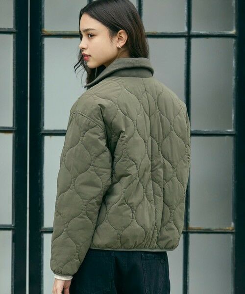 LACOSTE / ラコステ ブルゾン | THERMORE中綿 ひょうたんキルティング ハイネックジップブルゾン | 詳細4