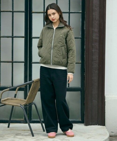 LACOSTE / ラコステ ブルゾン | THERMORE中綿 ひょうたんキルティング ハイネックジップブルゾン | 詳細6