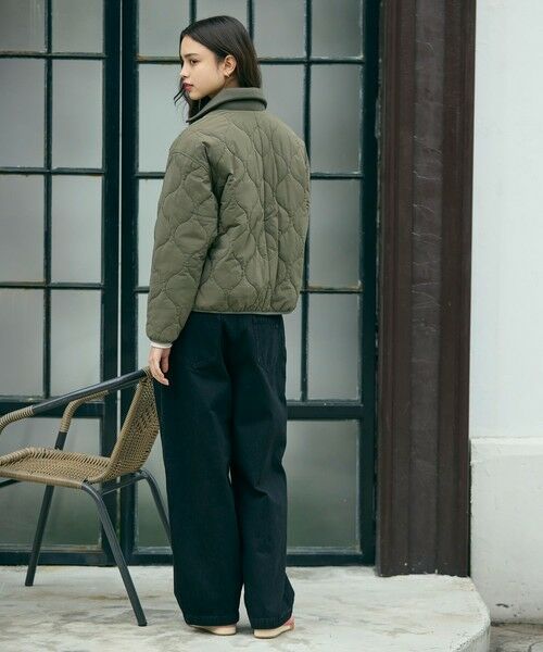 LACOSTE / ラコステ ブルゾン | THERMORE中綿 ひょうたんキルティング ハイネックジップブルゾン | 詳細7