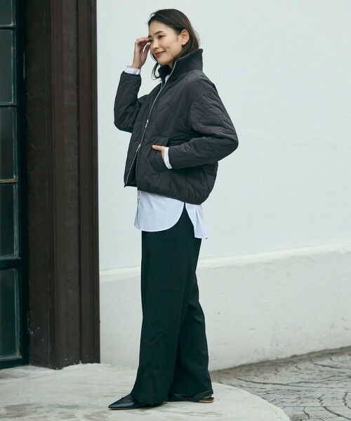 LACOSTE / ラコステ ブルゾン | THERMORE中綿 ひょうたんキルティング ハイネックジップブルゾン | 詳細19