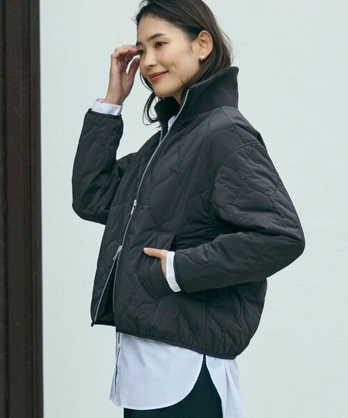 LACOSTE / ラコステ ブルゾン | THERMORE中綿 ひょうたんキルティング ハイネックジップブルゾン | 詳細14