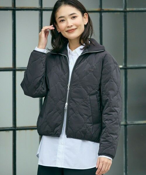 LACOSTE / ラコステ ブルゾン | THERMORE中綿 ひょうたんキルティング ハイネックジップブルゾン | 詳細15