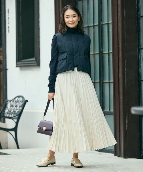 LACOSTE / ラコステ ダウンジャケット・ベスト | クロップド丈 撥水 THERMORE中綿 ジップアップベスト | 詳細5