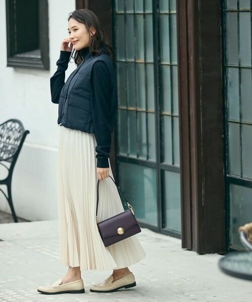 LACOSTE / ラコステ ダウンジャケット・ベスト | クロップド丈 撥水 THERMORE中綿 ジップアップベスト | 詳細6