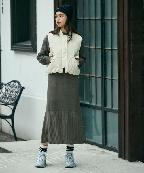 LACOSTE / ラコステ ダウンジャケット・ベスト | クロップド丈 撥水 THERMORE中綿 ジップアップベスト | 詳細18