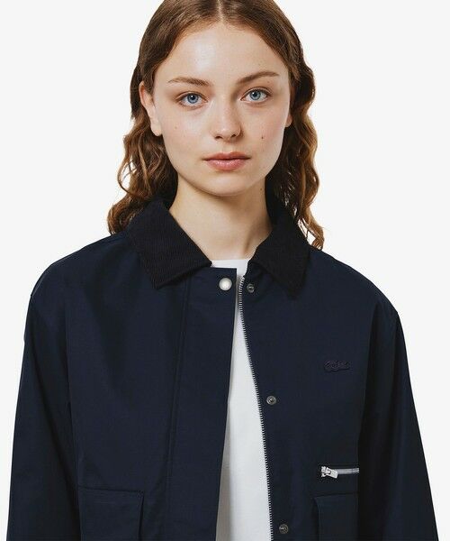 LACOSTE / ラコステ ブルゾン | コーデュロイカラーショート丈 ジップアップブルゾン | 詳細2