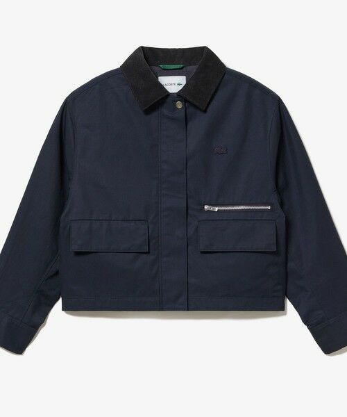 LACOSTE / ラコステ ブルゾン | コーデュロイカラーショート丈 ジップアップブルゾン | 詳細3