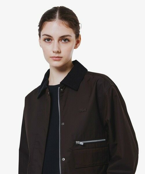 LACOSTE / ラコステ ブルゾン | コーデュロイカラーショート丈 ジップアップブルゾン | 詳細8