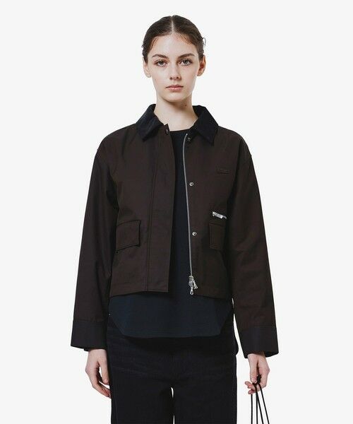 LACOSTE / ラコステ ブルゾン | コーデュロイカラーショート丈 ジップアップブルゾン | 詳細11