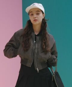 LACOSTE / ラコステ ブルゾン | クロップド丈 ショートMA-1ジャケット
