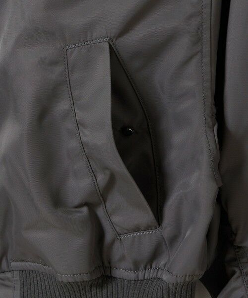 LACOSTE / ラコステ ブルゾン | クロップド丈 ショートMA-1ジャケット | 詳細11