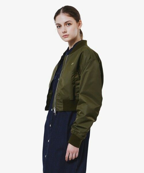 LACOSTE / ラコステ ブルゾン | クロップド丈 ショートMA-1ジャケット | 詳細14