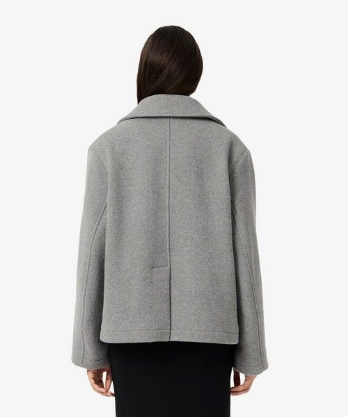LACOSTE / ラコステ ピーコート | ショート丈 オーバーサイズウールブレンドPコート | 詳細2