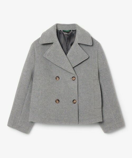 LACOSTE / ラコステ ピーコート | ショート丈 オーバーサイズウールブレンドPコート | 詳細3