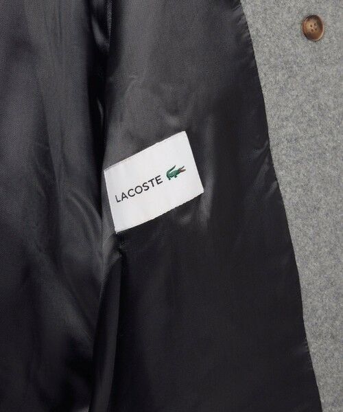 LACOSTE / ラコステ ピーコート | ショート丈 オーバーサイズウールブレンドPコート | 詳細6