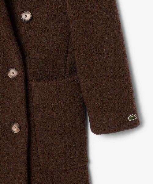 LACOSTE / ラコステ その他アウター | ダブルブレストバージンウールロングコート | 詳細4