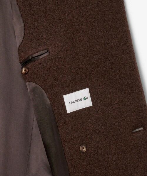 LACOSTE / ラコステ その他アウター | ダブルブレストバージンウールロングコート | 詳細5