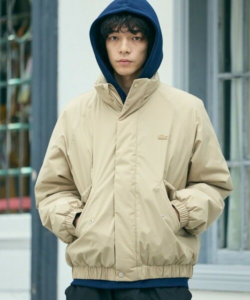 LACOSTE / ラコステ ダウンジャケット・ベスト | 撥水 防風 パデッド ボリュームテクニカルナイロンブルゾン | 詳細3