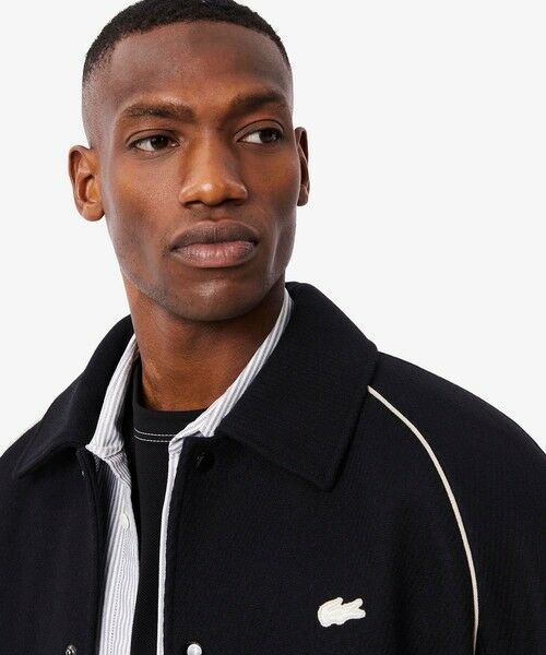 LACOSTE / ラコステ ブルゾン | バッジアクセントウールバーシティジャケット | 詳細1