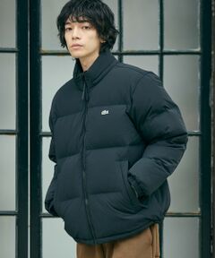 LACOSTE / ラコステ ダウンジャケット・ベスト | 撥水 防風 テクニカルファブリック ボリュームダウンフーデッドジャケット