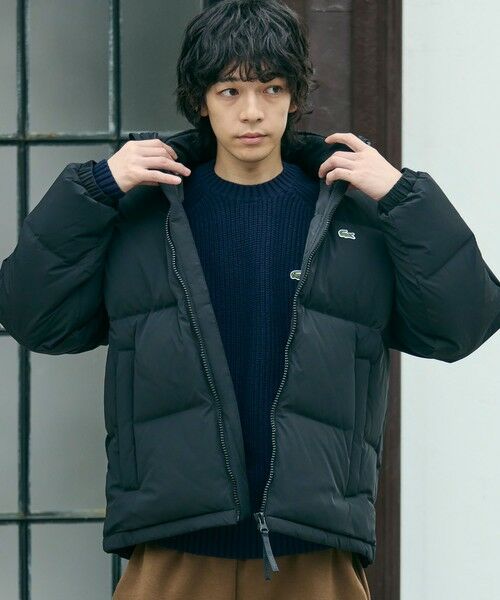 LACOSTE / ラコステ ダウンジャケット・ベスト | 撥水 防風 テクニカルファブリック ボリュームダウンフーデッドジャケット | 詳細2