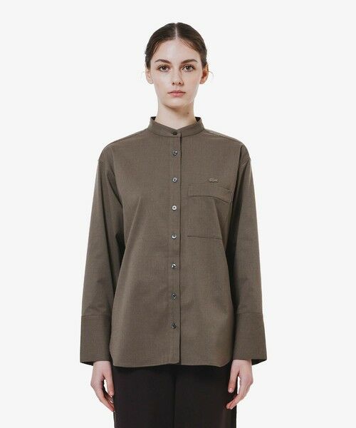 LACOSTE / ラコステ シャツ・ブラウス | ロングカフススタンドカラーシャツ | 詳細1