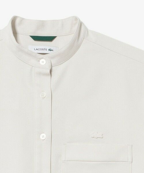 LACOSTE / ラコステ シャツ・ブラウス | ロングカフススタンドカラーシャツ | 詳細20