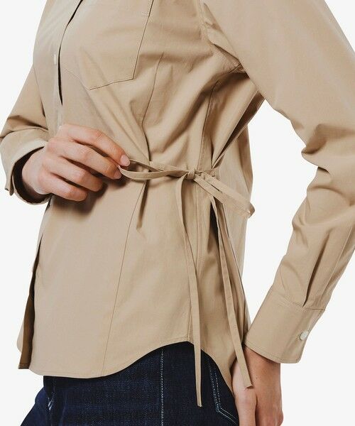 LACOSTE / ラコステ シャツ・ブラウス | リボンディテール ストレッチロングスリーブシャツ | 詳細1