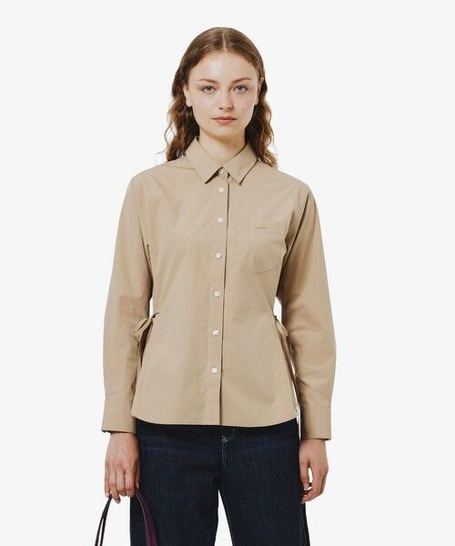 LACOSTE / ラコステ シャツ・ブラウス | リボンディテール ストレッチロングスリーブシャツ | 詳細2