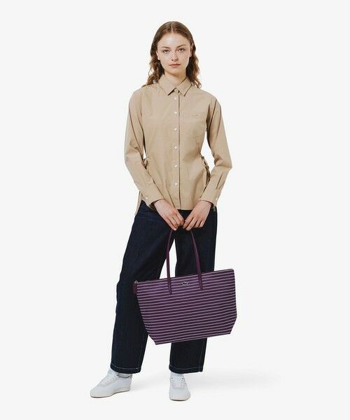 LACOSTE / ラコステ シャツ・ブラウス | リボンディテール ストレッチロングスリーブシャツ | 詳細7