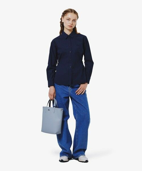 LACOSTE / ラコステ シャツ・ブラウス | リボンディテール ストレッチロングスリーブシャツ | 詳細17