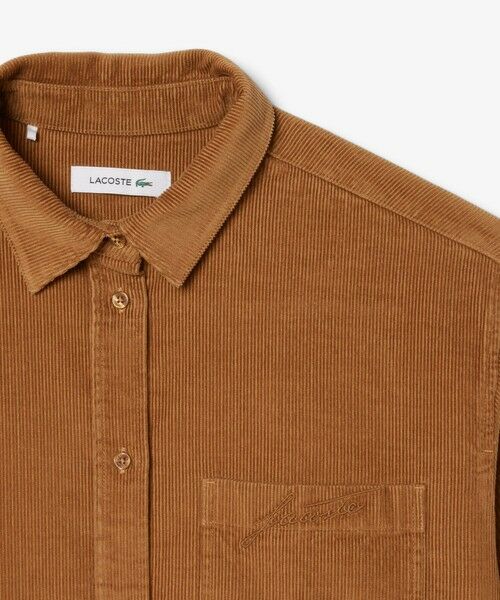 LACOSTE / ラコステ シャツ・ブラウス | オーバーサイズコーデュロイシャツ | 詳細17