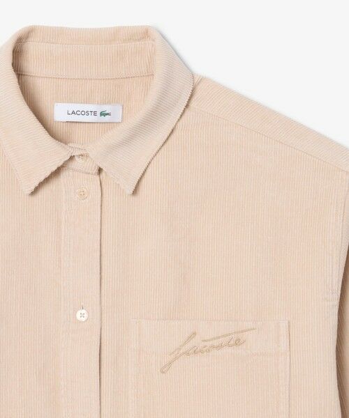 LACOSTE / ラコステ シャツ・ブラウス | オーバーサイズコーデュロイシャツ | 詳細17