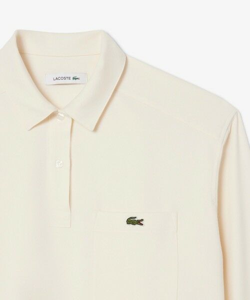 LACOSTE / ラコステ シャツ・ブラウス | オーバーサイズハーフボタン ストレッチフランネルシャツ | 詳細11