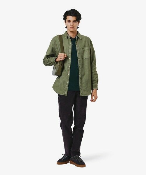 LACOSTE / ラコステ シャツ・ブラウス | ウォッシュドヘリンボーンネルシャツ | 詳細5