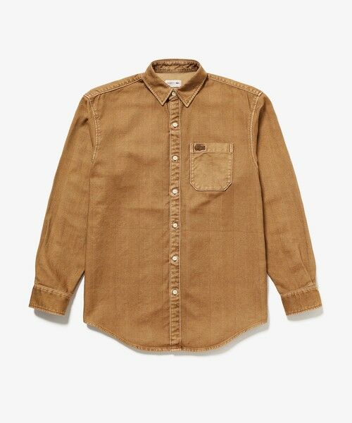 LACOSTE / ラコステ シャツ・ブラウス | ウォッシュドヘリンボーンネルシャツ | 詳細13