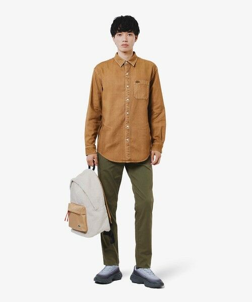 LACOSTE / ラコステ シャツ・ブラウス | ウォッシュドヘリンボーンネルシャツ | 詳細15