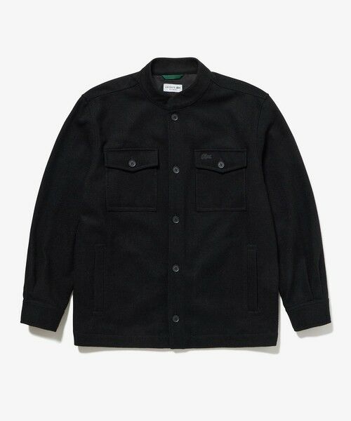 LACOSTE / ラコステ シャツ・ブラウス | ウールブレンドメルトン スタンドカラーシャツブルゾン | 詳細3