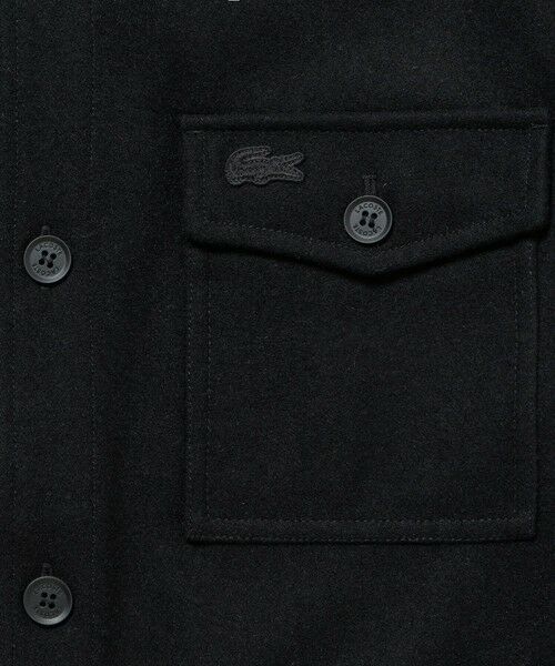 LACOSTE / ラコステ シャツ・ブラウス | ウールブレンドメルトン スタンドカラーシャツブルゾン | 詳細7