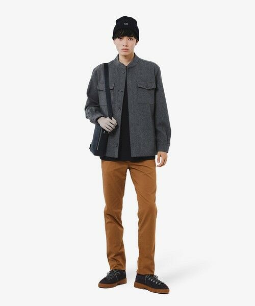 LACOSTE / ラコステ シャツ・ブラウス | ウールブレンドメルトン スタンドカラーシャツブルゾン | 詳細12