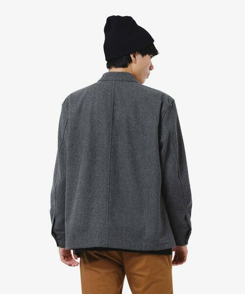 LACOSTE / ラコステ シャツ・ブラウス | ウールブレンドメルトン スタンドカラーシャツブルゾン | 詳細8