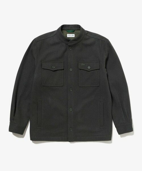 LACOSTE / ラコステ シャツ・ブラウス | ウールブレンドメルトン スタンドカラーシャツブルゾン | 詳細17