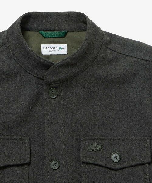 LACOSTE / ラコステ シャツ・ブラウス | ウールブレンドメルトン スタンドカラーシャツブルゾン | 詳細20