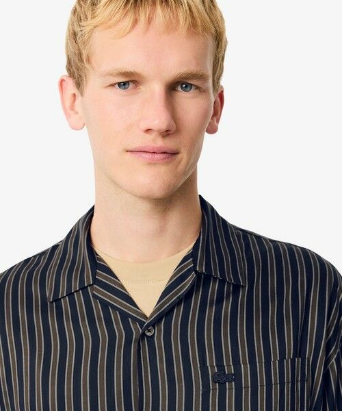 LACOSTE / ラコステ シャツ・ブラウス | マルチストライプオープンカラーシャツ | 詳細1